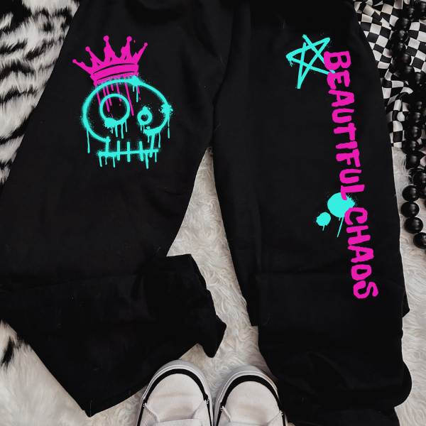 **BUY INDIVIDUALLY**Emotionally Unstable & Beautiful Chaos Mix & Match Sweatpants Set