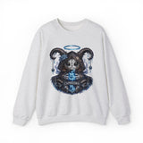 Capricorn Grim Reaper Zodiac sweatshirt | Cute Gothic Astrology Hoodie Alternative