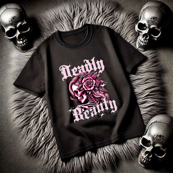 Deadly Beauty Black TShirt