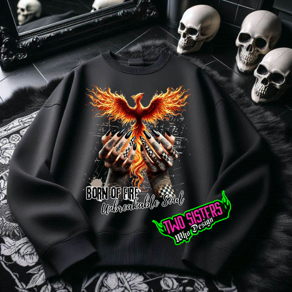 ***EXCLUSIVE***Born of Fire, Unbreakable Soul Black TShirt, Hoodie, or Sweatshirt