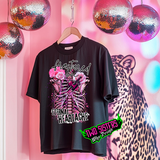 ***EXCLUSIVE***Fractured Love, Eternal Heartache Skeleton Black T-Shirt or Black Sweatshirt