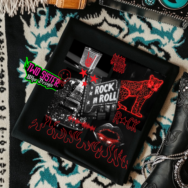 Rock Your Style: Rock & Roll Collage T-Shirt/Sweatshirt