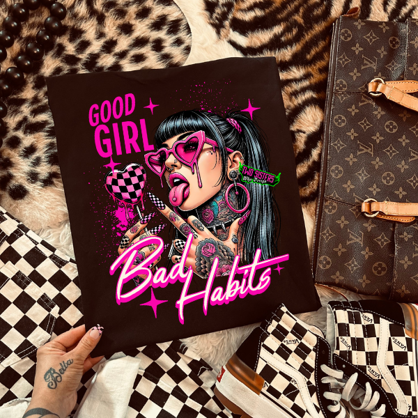 ***EXCLUSIVE***GOOD GIRL, BAD HABITS – Because why choose? Black or Purple