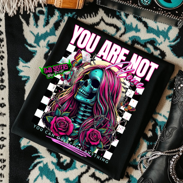 ***EXCLUSIVE***You are Not Alone Black Tee / Sweatshirt