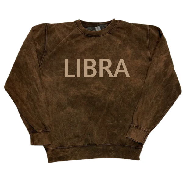 Zodiac Sign Mineral Wash Sweatshirt