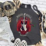 ***LIMITED EDITION***Music & Vintage Rock ‘n’ Roll Vibes + Cheetah Print Trucker Hat Rocker Tank or Black TShirt