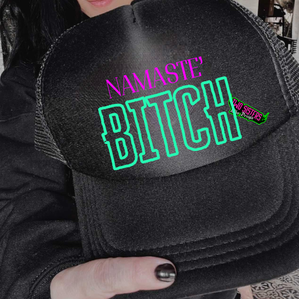 ***EXCLUSIVE**Namaste Bitch Trucker Hat