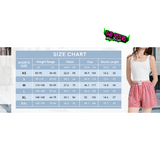 "Feel the Energy" Crystals & Caffeine Purple Spaghetti Strap Tank Top + Purple Gingham Plaid Shorts - Matching Set - Add Notes For Different Size Top & Bottom