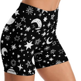 *EXCLUSIVE BUNDLE*Stars, Moons, & Coffin tShirt | Celestial Moon & Stars Biker Shorts