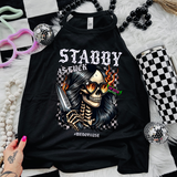 Stabby as Fuck #menapause - Black Mineral Wash TShirt, Black Rocker Tank, Sweatshirt, Hoodie, or Zip Up Hoodie + FREE TRUCKER HAT