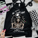 My Toxic Trait Is Making People Who Hate Me, Hate Me Even More  - Black Mineral Wash TShirt, Black Rocker Tank, Sweatshirt, Hoodie, or Zip Up Hoodie