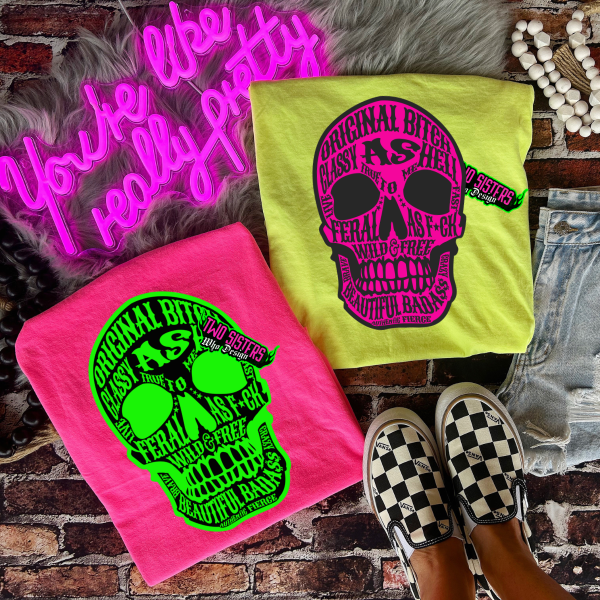 Original Bitch  -  Neon Comfort Colors Tee