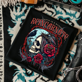 Death is A Rumor, Reincarnate -  Black Mineral Wash TShirt, Black Rocker Tank, Sweatshirt, Hoodie, or Zip Up Hoodie