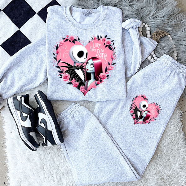 **BUY INDIVIDUALLY**Love You to Death Mix & Match Sweatpants Set