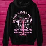 ***BUY INDIVIDUALLY***So Many Blades in My Back, They Turned Me Into a Weapon They Fear Tshirt, Crewneck Sweatshirt, of Hoodie Mix & Match Set