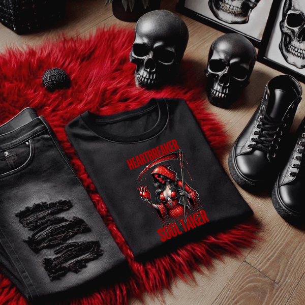 Heartbreaker, Soul Taker Black Sweatshirt or TShirt