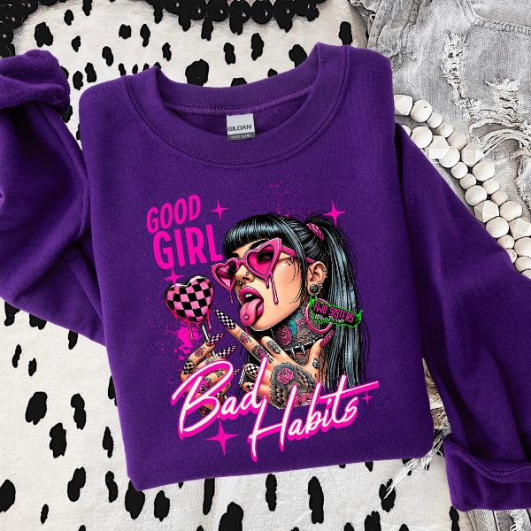 ***EXCLUSIVE***GOOD GIRL, BAD HABITS – Because why choose? Black or Purple