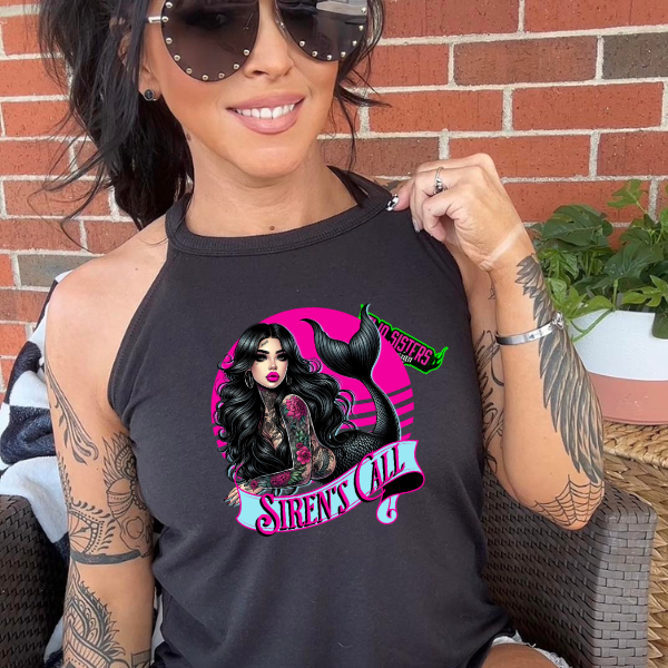 *BUY INDIVIDUALLY* Black TShirt or Cropped TShirt - Trucker Hat - Shorts