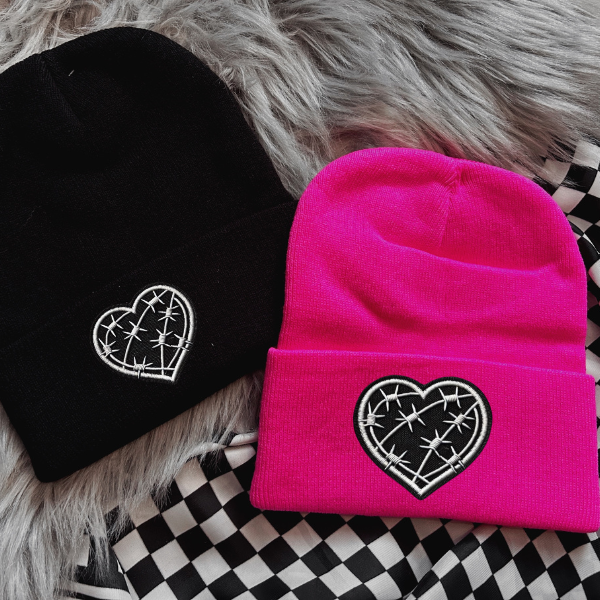 Beautifully Broken, Yet My Heart Beats For You Mineral Wash or Black Crewneck Sweatshirt + Optional Beanie