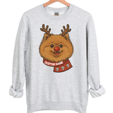 CUSTOM DOG REINDEER SWEATSHIRT