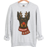 CUSTOM DOG REINDEER SWEATSHIRT