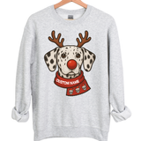 CUSTOM DOG REINDEER SWEATSHIRT