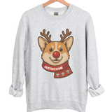 CUSTOM DOG REINDEER SWEATSHIRT