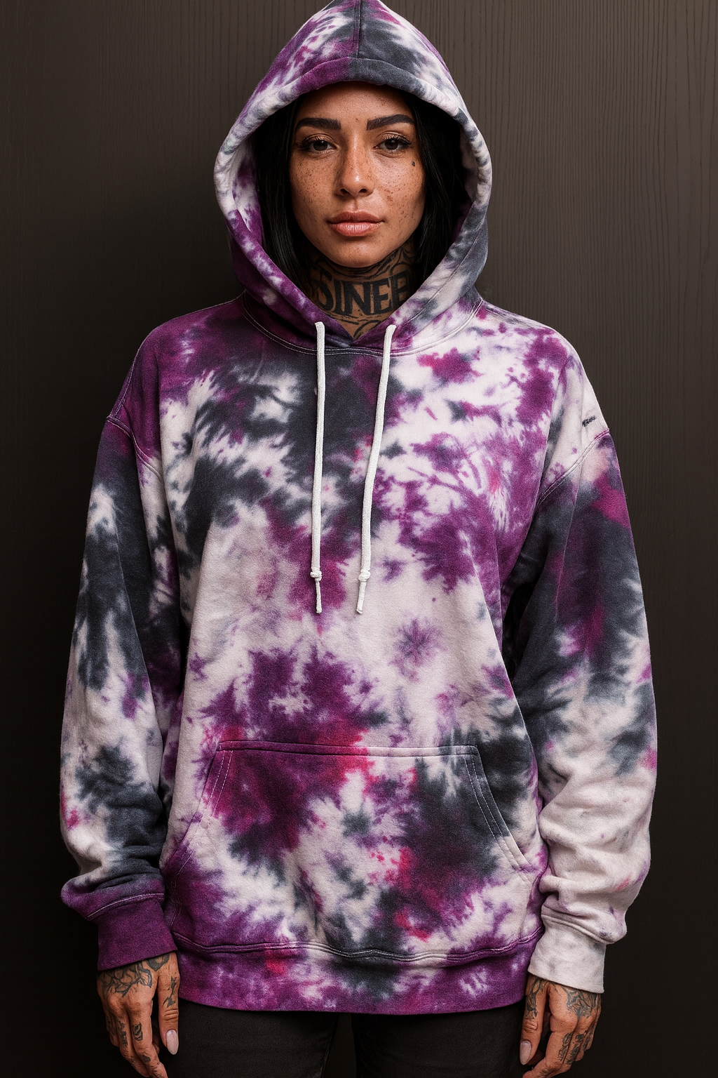 *PREORDER*PURPLE & BLACK TIE DYE