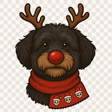 CUSTOM DOG REINDEER SWEATSHIRT