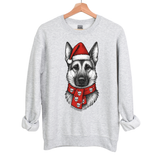 WINTER DOGS WITH SKULL/SANTA HAT SCARF