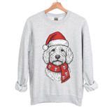 WINTER DOGS WITH SKULL/SANTA HAT SCARF