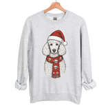 WINTER DOGS WITH SKULL/SANTA HAT SCARF