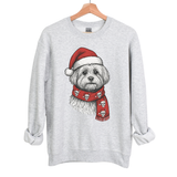 WINTER DOGS WITH SKULL/SANTA HAT SCARF