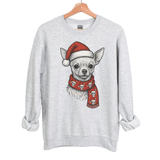 WINTER DOGS WITH SKULL/SANTA HAT SCARF