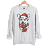 WINTER DOGS WITH SKULL/SANTA HAT SCARF