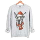 WINTER DOGS WITH SKULL/SANTA HAT SCARF