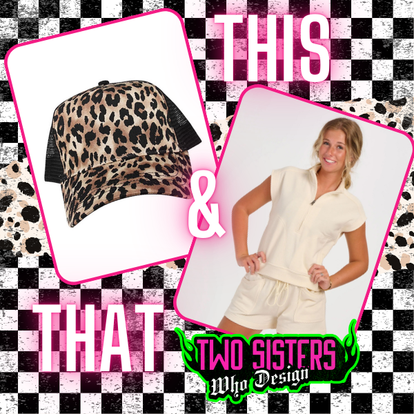 Complete Short Set + Leopard Trucker Hat