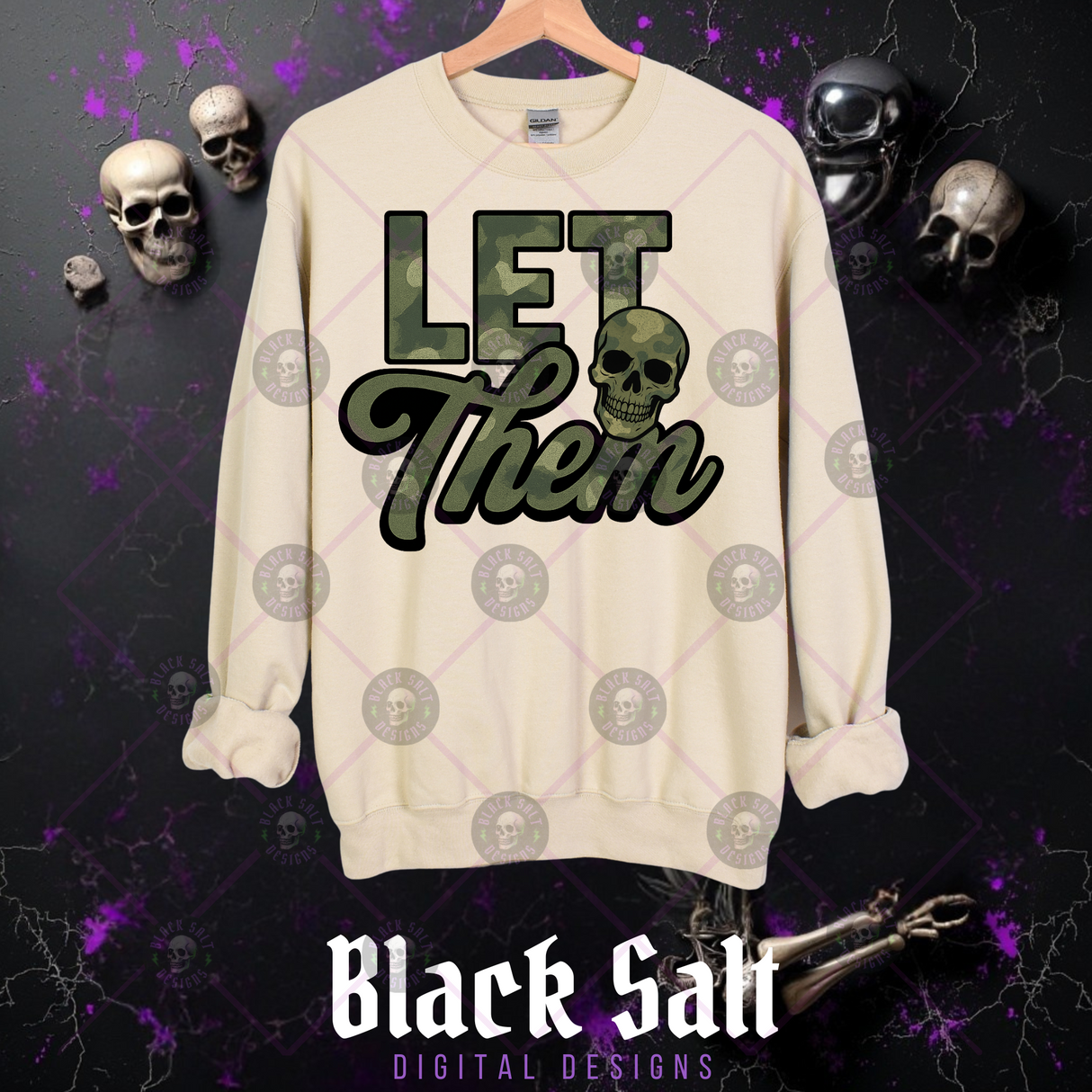 LET THEM WITH SKULL