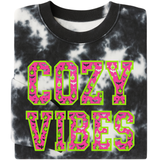 COZY VIBES MIDDLE FINGER SWEATSHIRT
