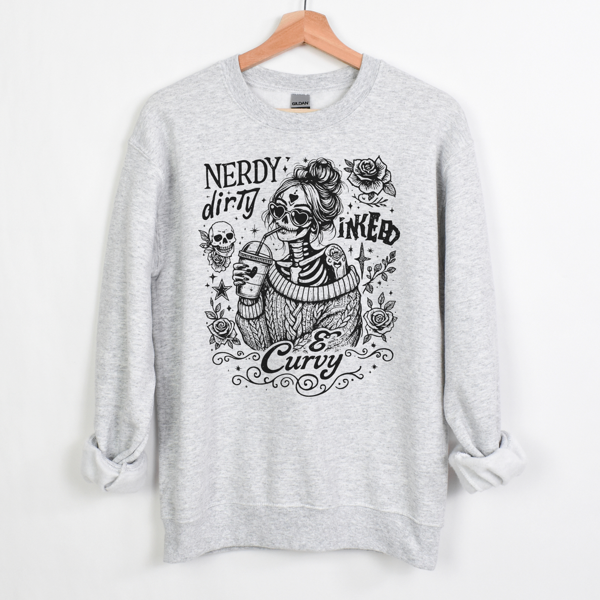 Nerdy Dirty Inked & Curvy Sweatshirt