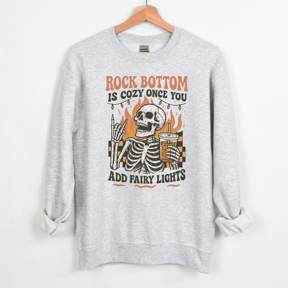 ROCK BOTTOM IS COZY ONCE YOU ADD FAIRY LIGHTS