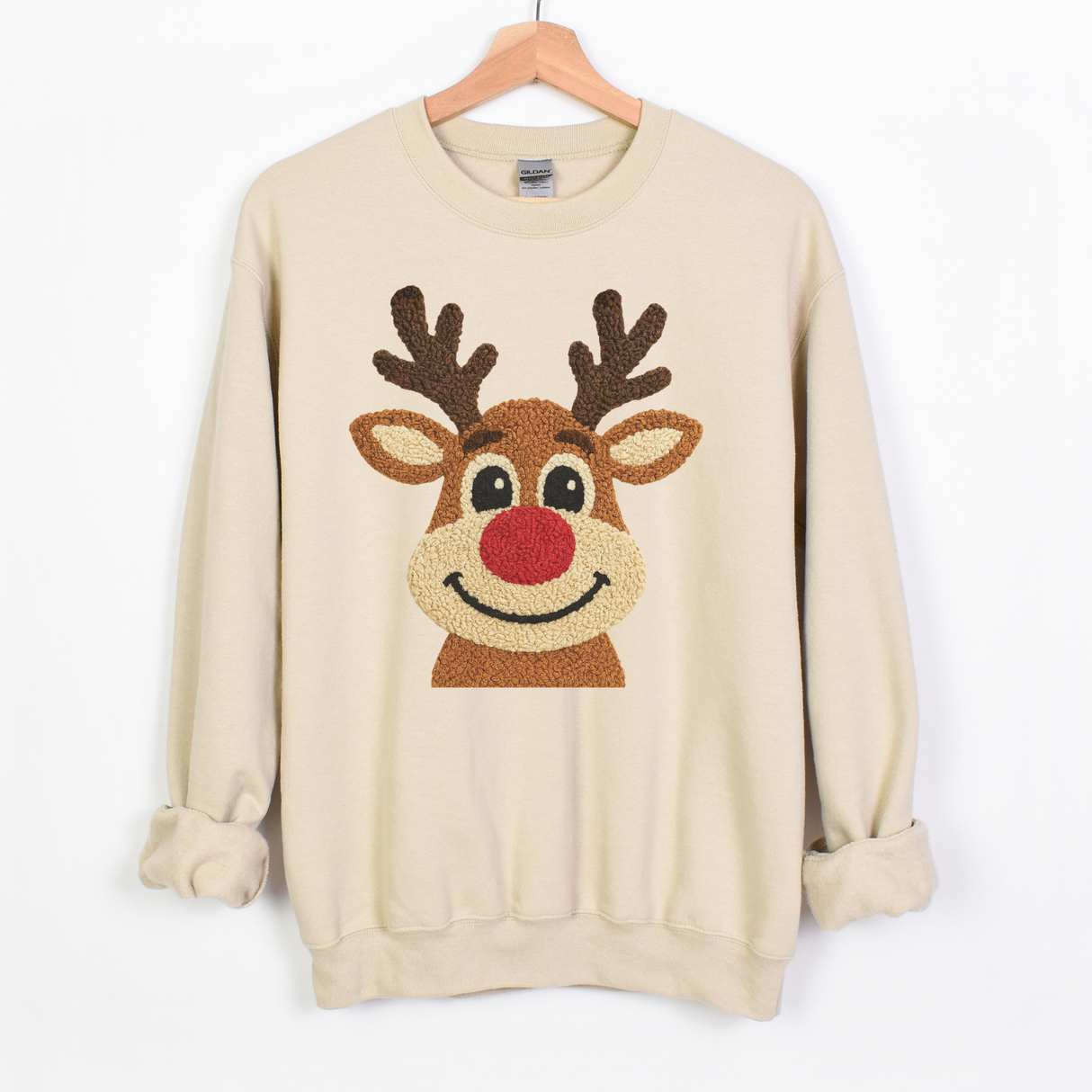 FAUX CROCHET REINDEER CHRISTMAS