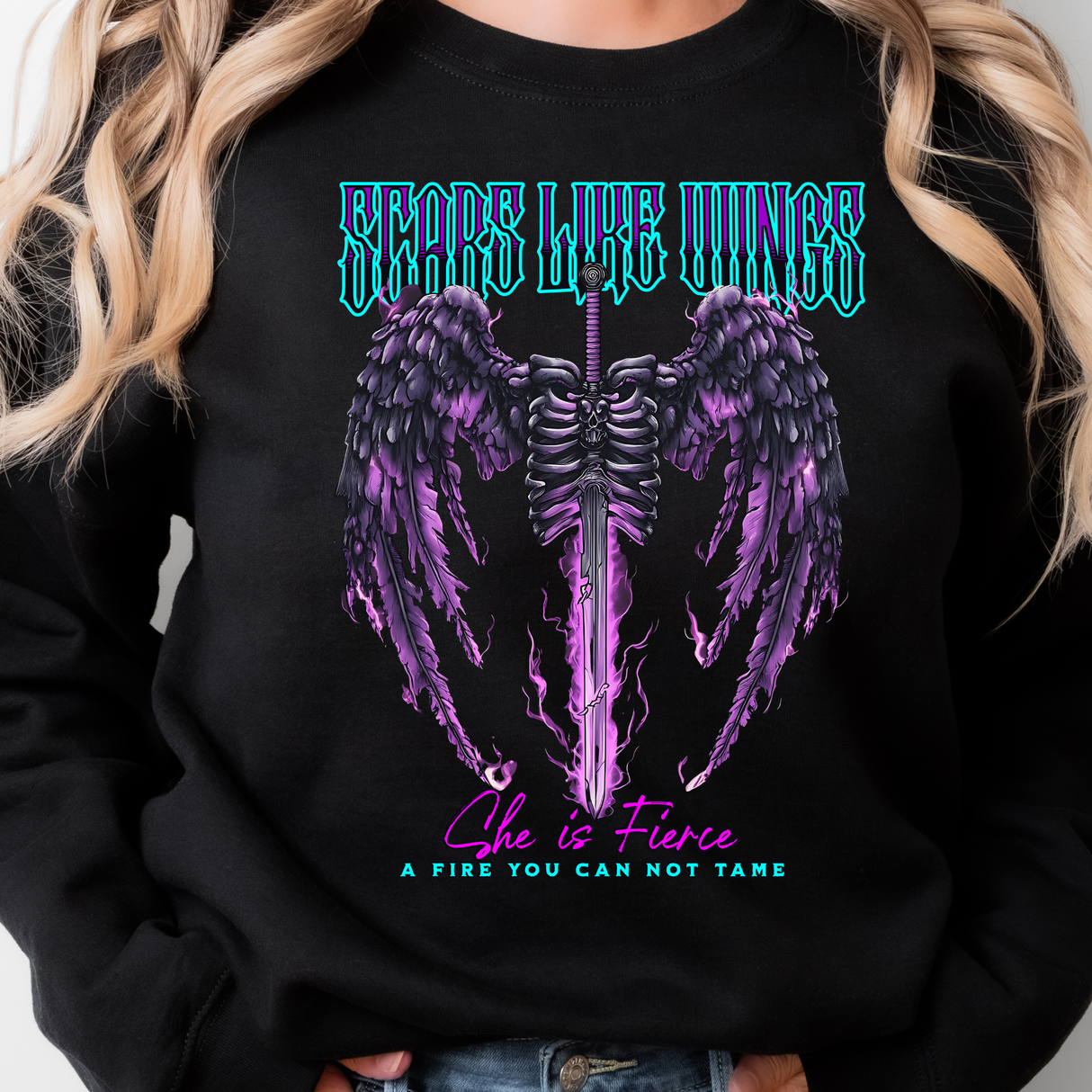 SCARS LIKE WINGES SHE IS FIERCE