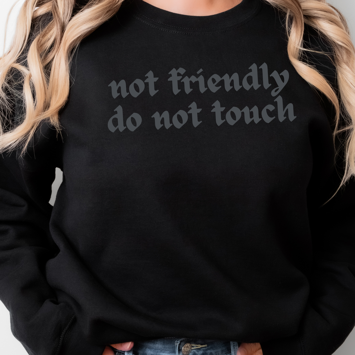 118. NOT FRIENDLY DO NOT TOUCH.