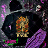 Beneath the Roses, Rage.  Zip UP, TShirt, Sweatshirt or Hoodie